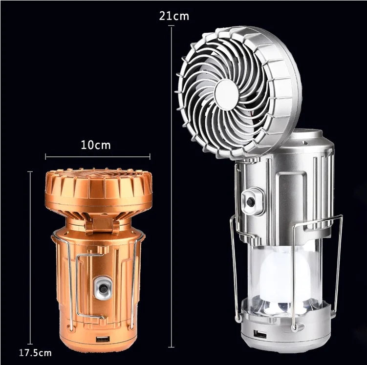 Solar Camping Lantern Fan