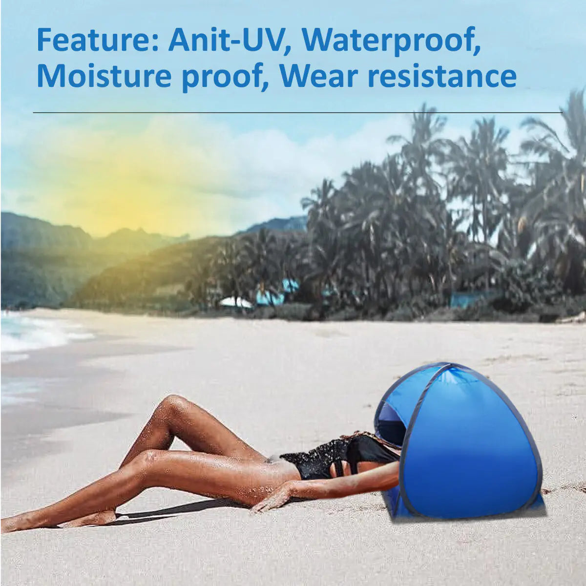 Lazy Tent - Automatic Pop-Up Beach Tent